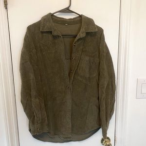 Green corduroy flannel 🍃